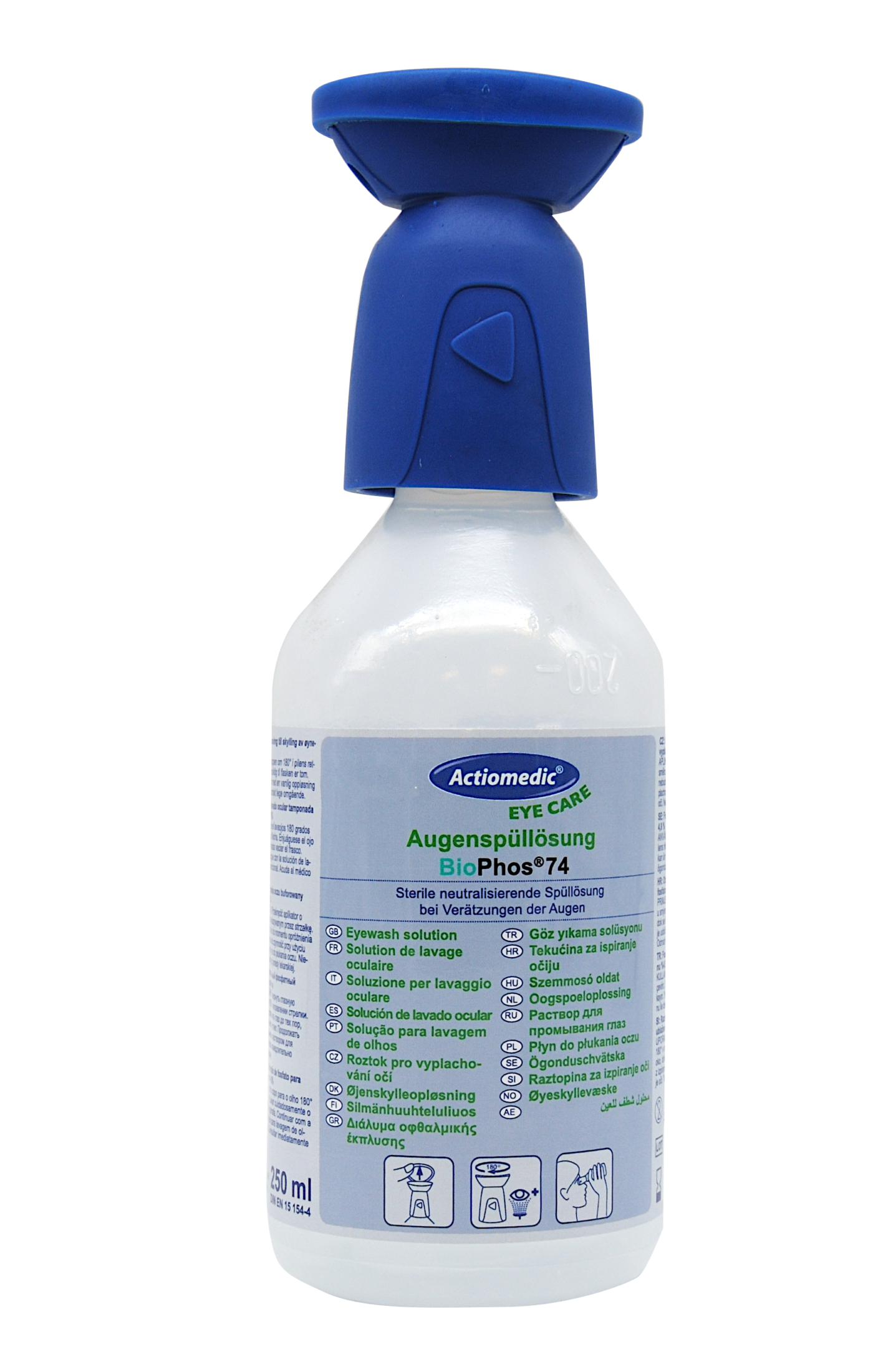 NEUTRAL PH sterile solution for eye washing 250 ml PVSSPA