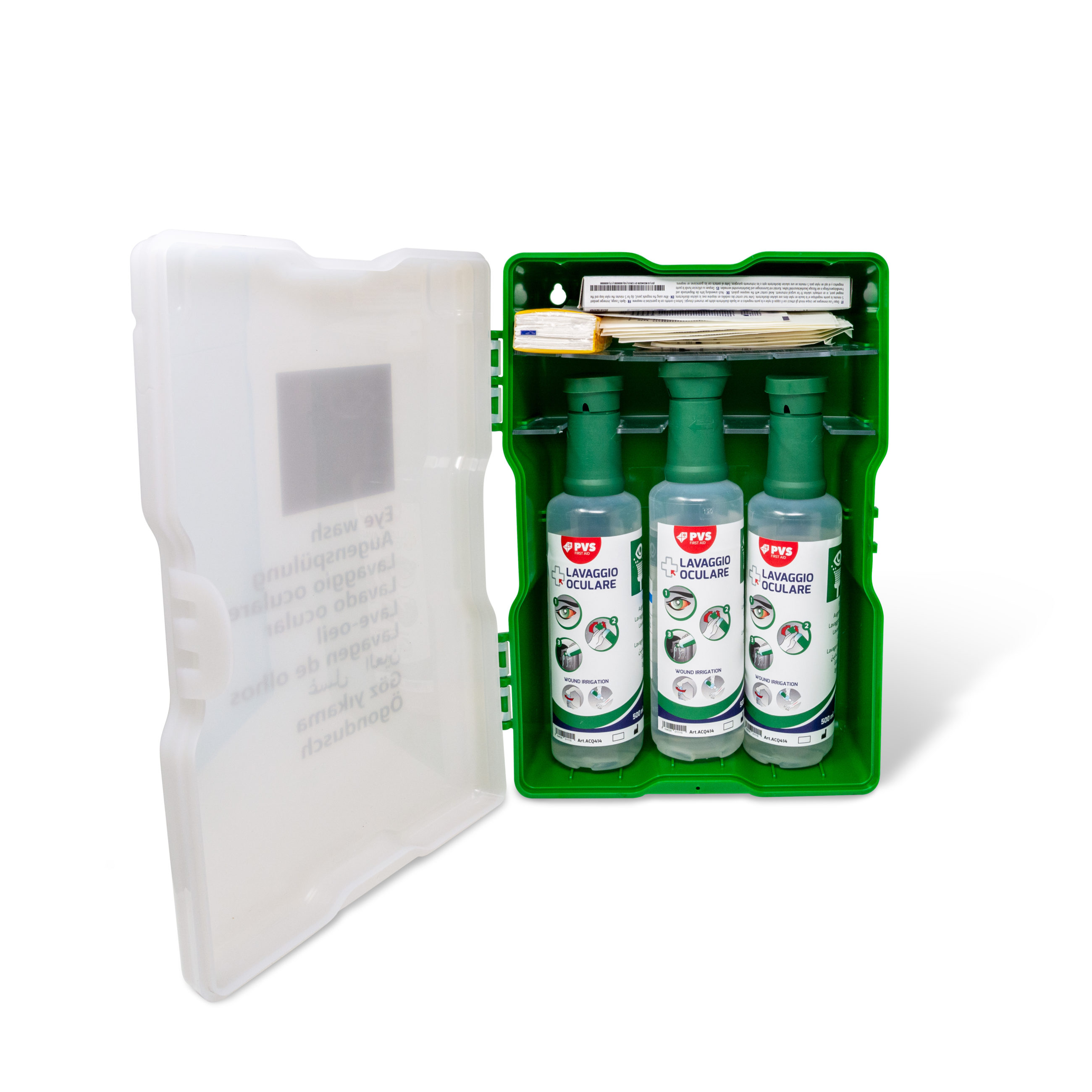 Eye wash products PVSSPA