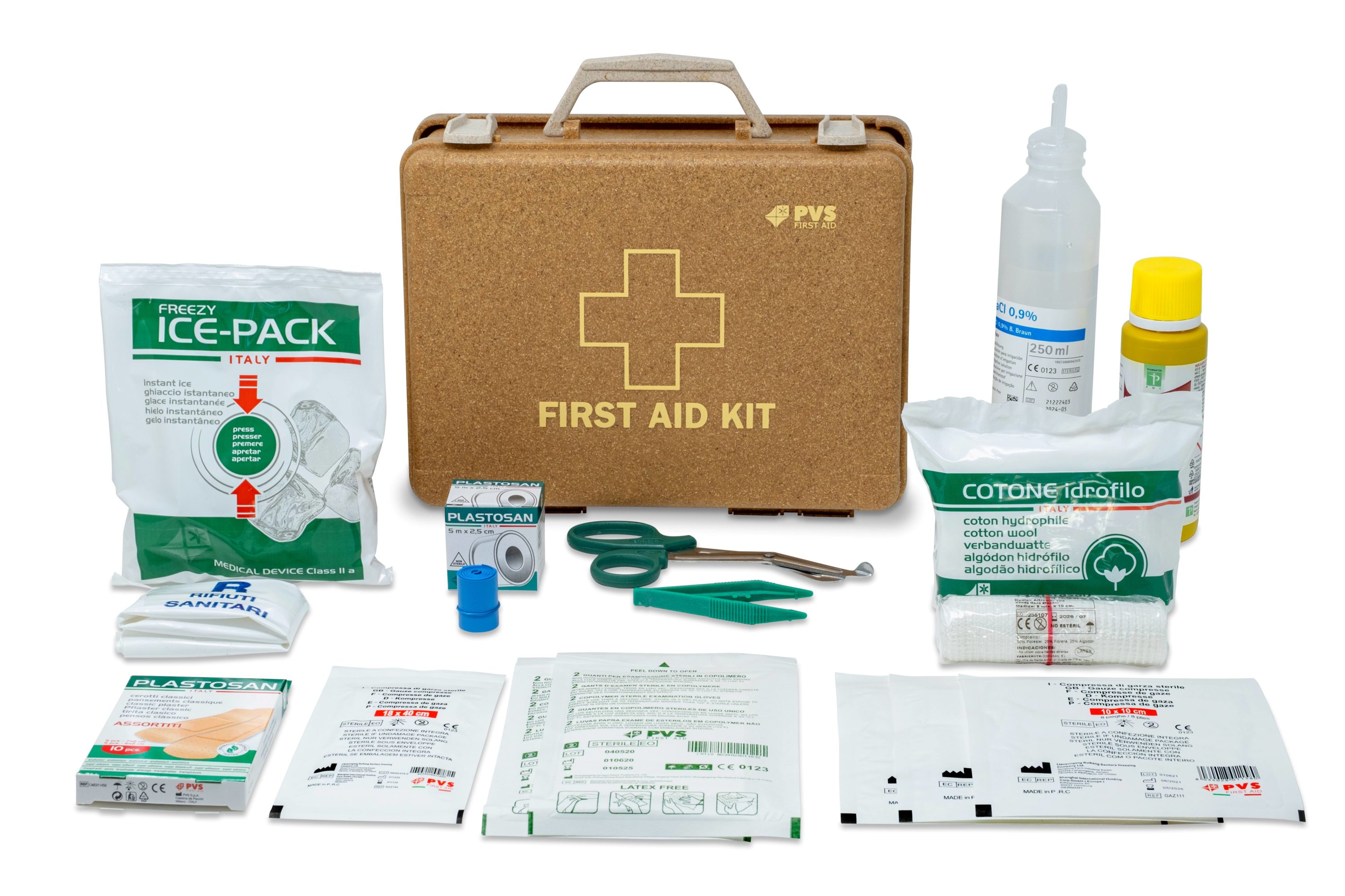 Cartello Primo Soccorso Vsafety 31008 AN-R - 150x200 Mm, Plastica Rigida Verde, Conforme EN ISO 7010